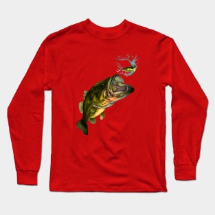 LARGEMOUTH BASS Long Sleeve T-Shirt